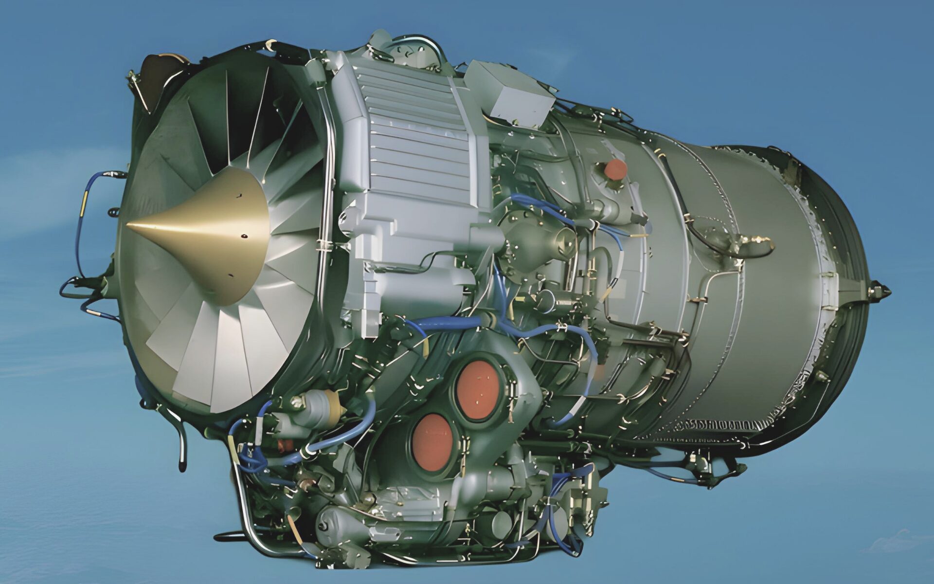 DV-2 turbofan engine produced by Považské strojárne